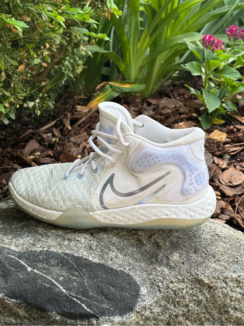 Nike KD Trey 5 VIII EP CK2089-100 Mens White-Royal Tint Basketball Sneakers 8.5 - Picture 9 of 10
